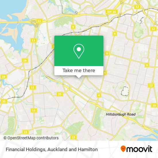 Financial Holdings map