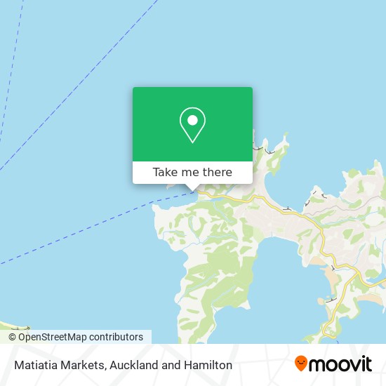 Matiatia Markets map