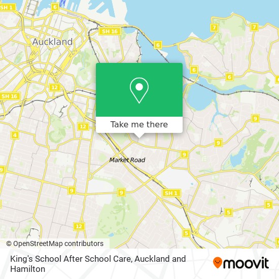 King's School After School Care map