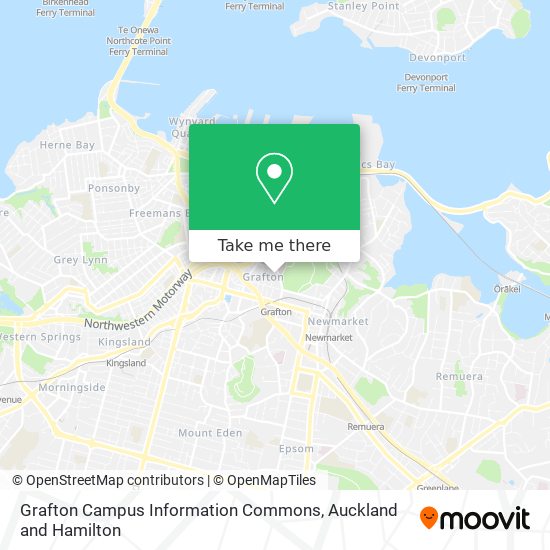 Grafton Campus Information Commons地图