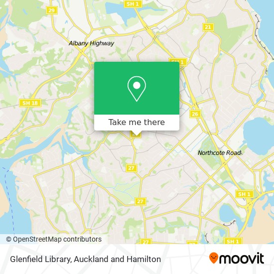 Glenfield Library地图
