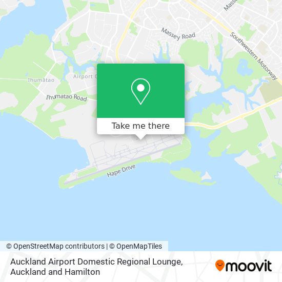 Auckland Airport Domestic Regional Lounge map