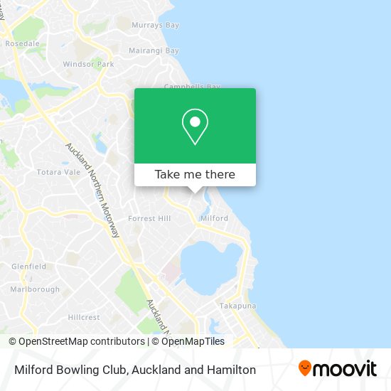 Milford Bowling Club map