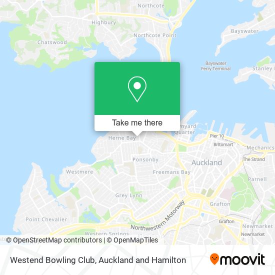 Westend Bowling Club map