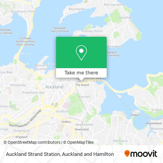 Auckland Strand Station地图