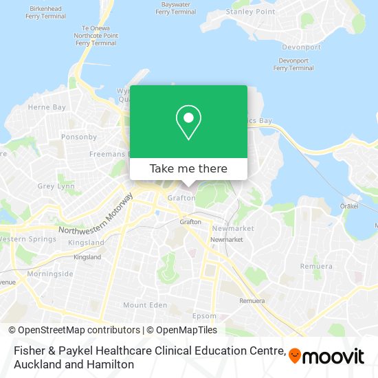 Fisher & Paykel Healthcare Clinical Education Centre map