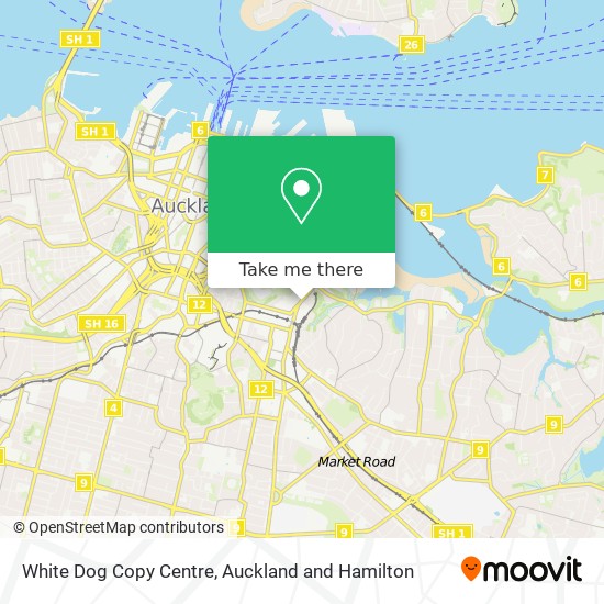 White Dog Copy Centre map