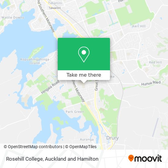 Rosehill College map