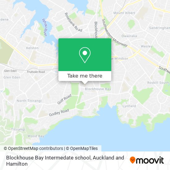 Blockhouse Bay Intermedate school map
