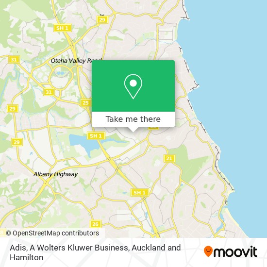 Adis, A Wolters Kluwer Business map