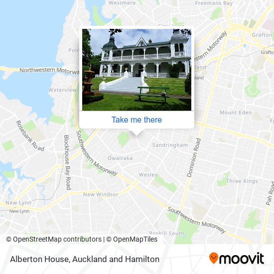 Alberton House map