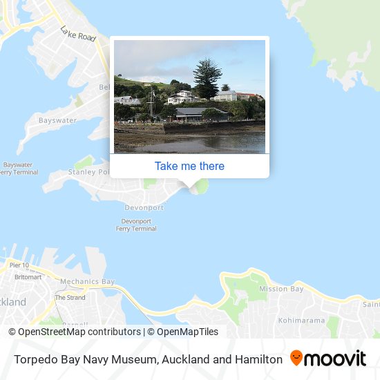 Torpedo Bay Navy Museum map