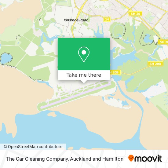 The Car Cleaning Company map