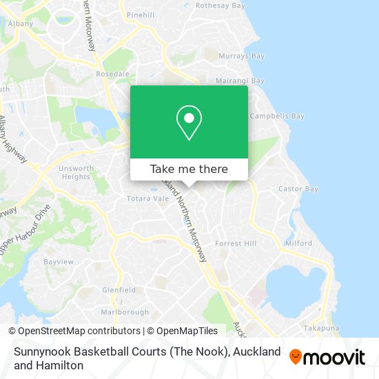 Sunnynook Basketball Courts (The Nook)地图