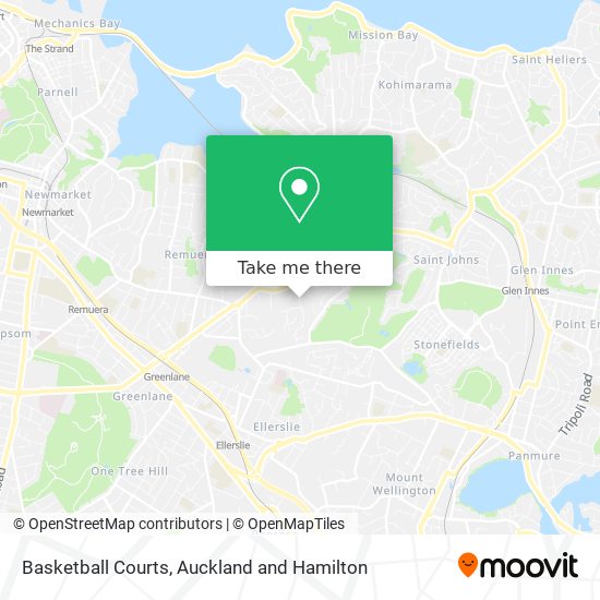 Basketball Courts map