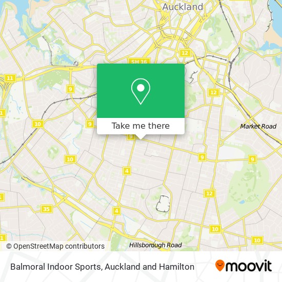 Balmoral Indoor Sports map