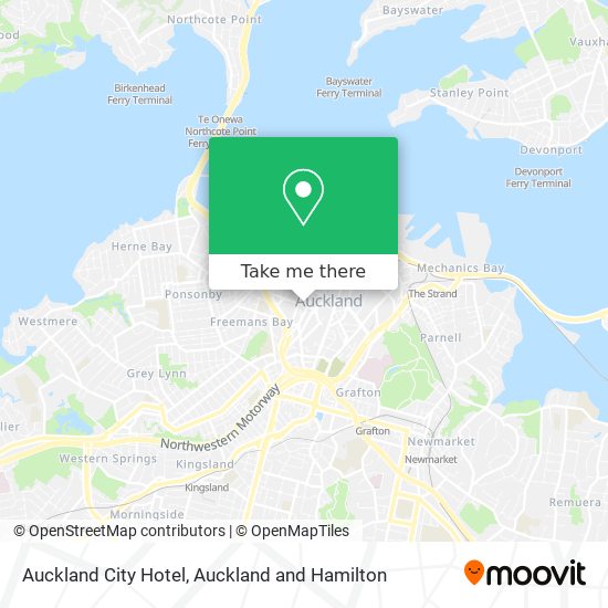Auckland City Hotel地图