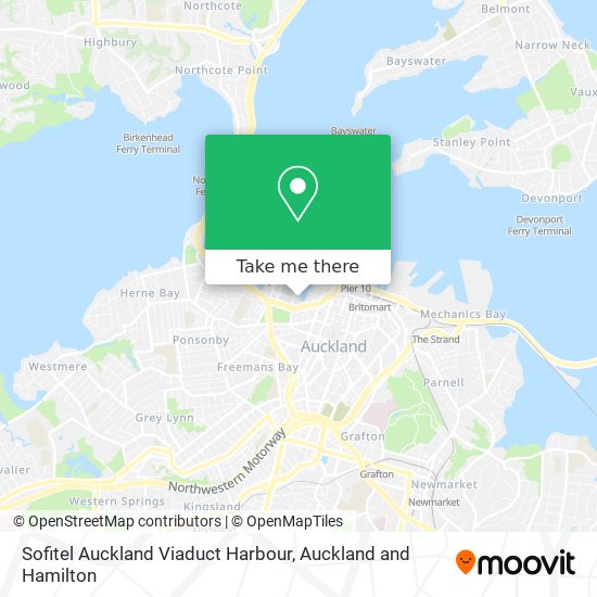 Sofitel Auckland Viaduct Harbour map