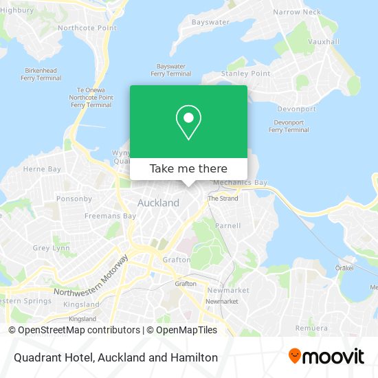 Quadrant Hotel map