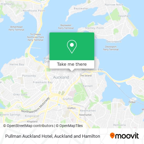 Pullman Auckland Hotel地图