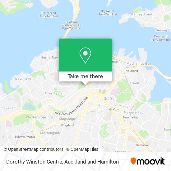 Dorothy Winston Centre map