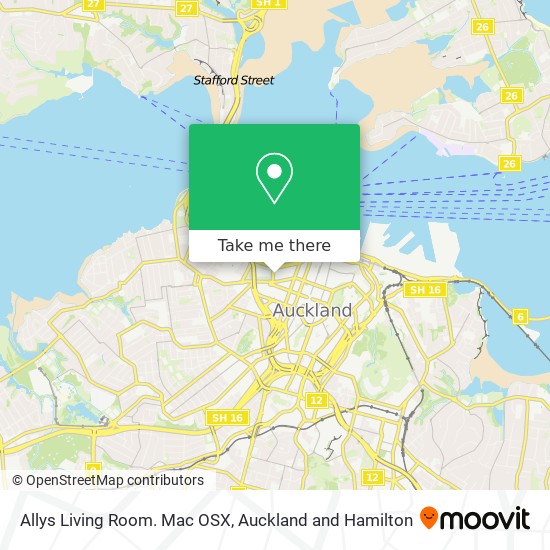 Allys Living Room. Mac OSX map