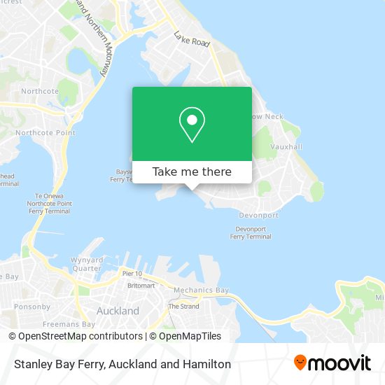 Stanley Bay Ferry map