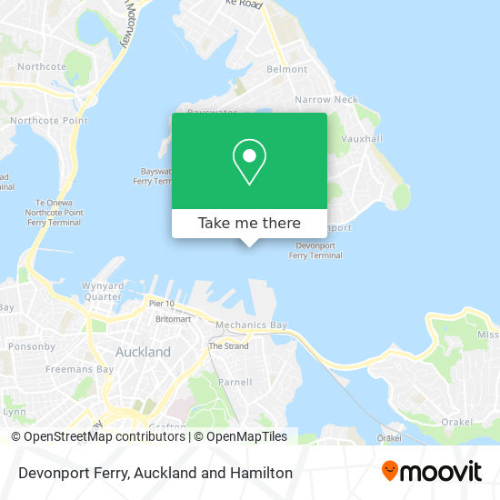 Devonport Ferry地图