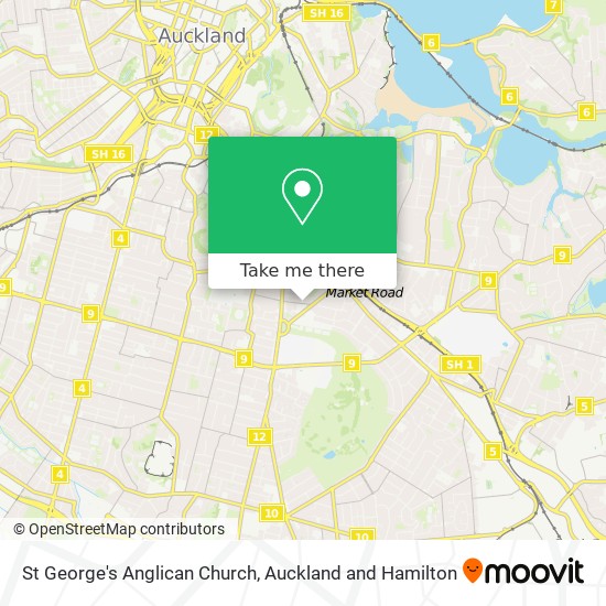 St George's Anglican Church map