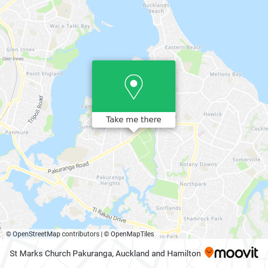 St Marks Church Pakuranga map