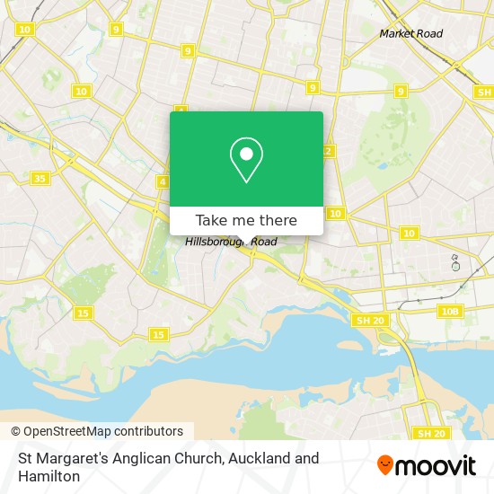 St Margaret's Anglican Church map