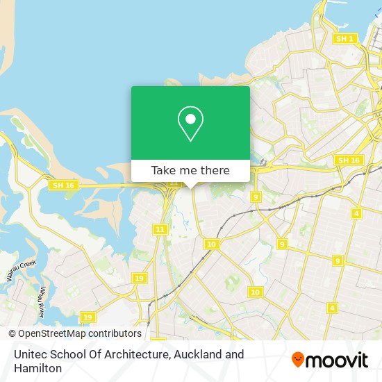 Unitec School Of Architecture map