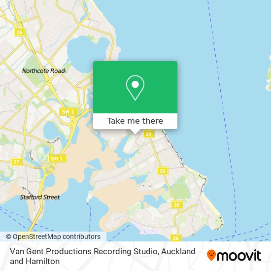 Van Gent Productions Recording Studio map