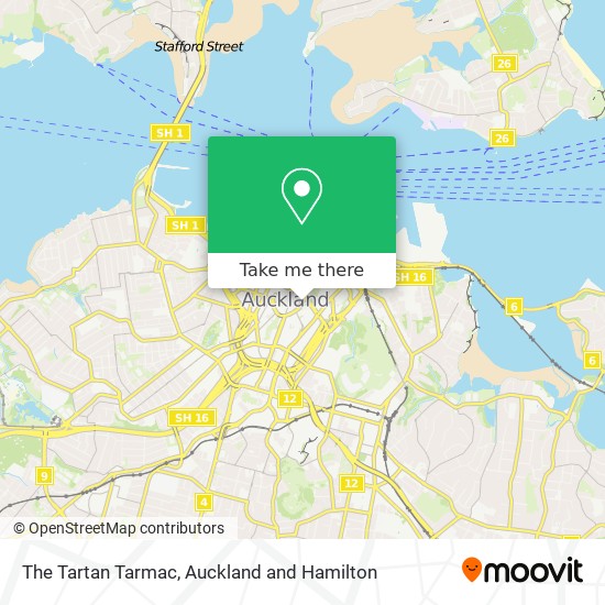 The Tartan Tarmac map