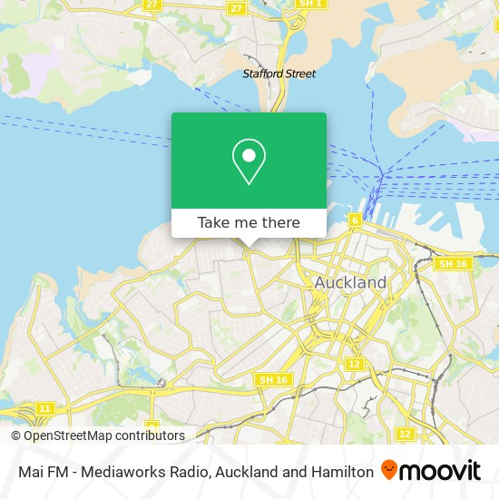 Mai FM - Mediaworks Radio地图