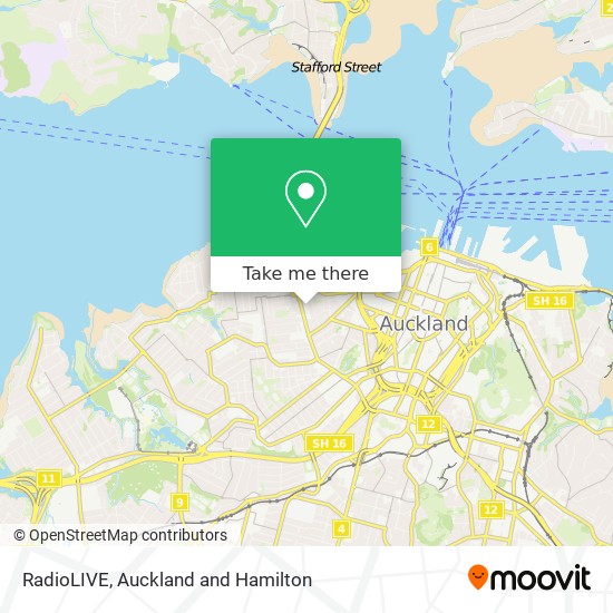 RadioLIVE map