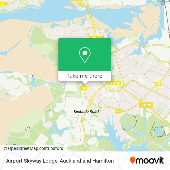 Airport Skyway Lodge map