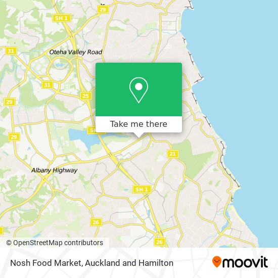 Nosh Food Market map