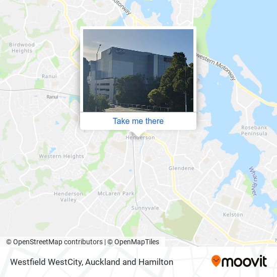 Westfield WestCity map