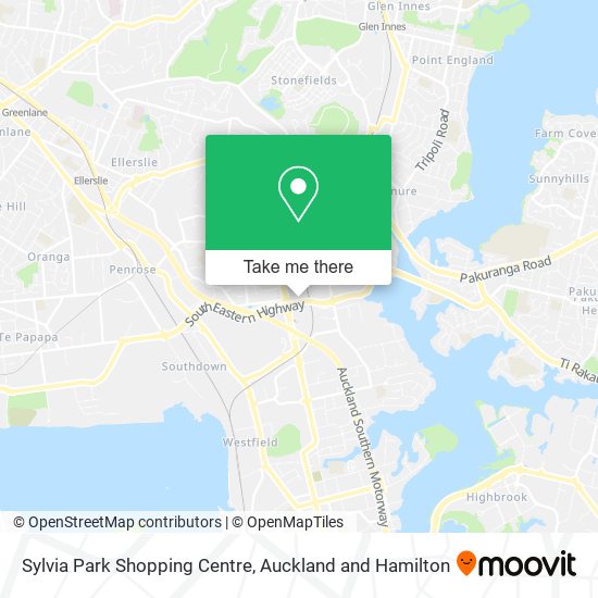 Sylvia Park Shopping Centre map