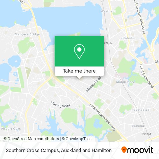 Southern Cross Campus map