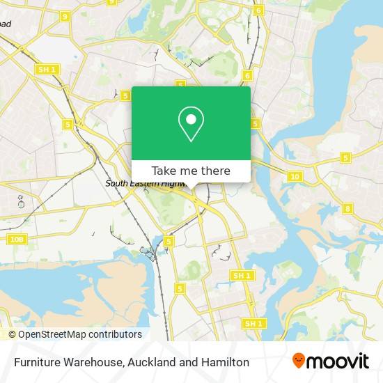 Furniture Warehouse map