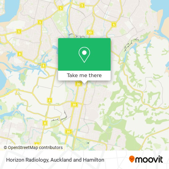 Horizon Radiology map