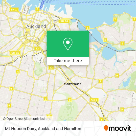 Mt Hobson Dairy map