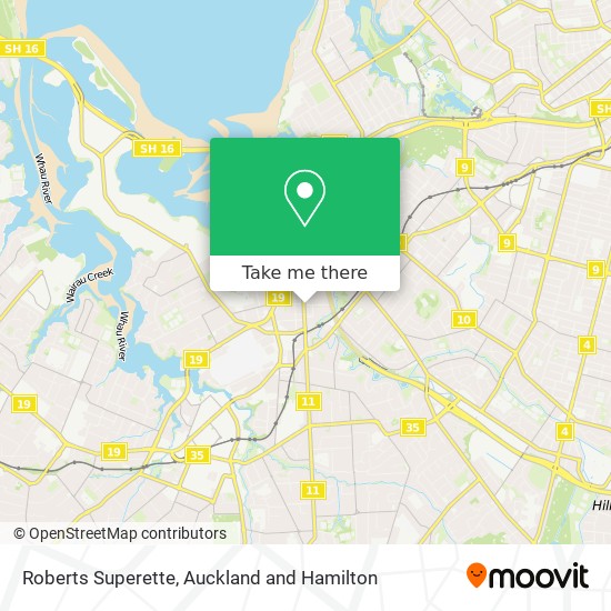 Roberts Superette地图