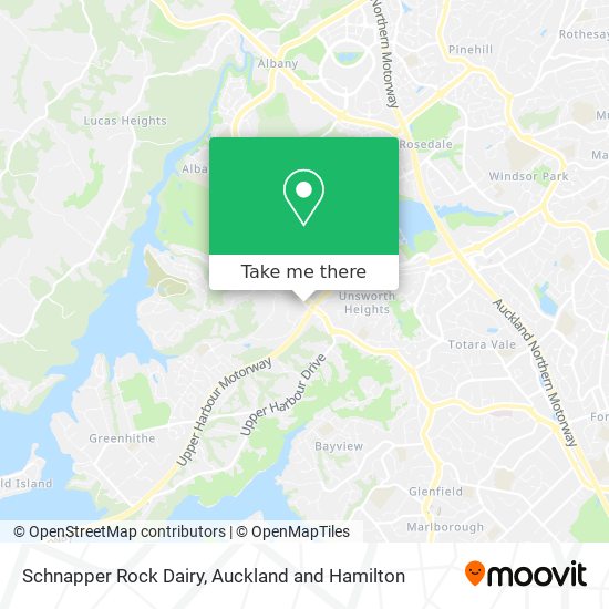 Schnapper Rock Dairy map
