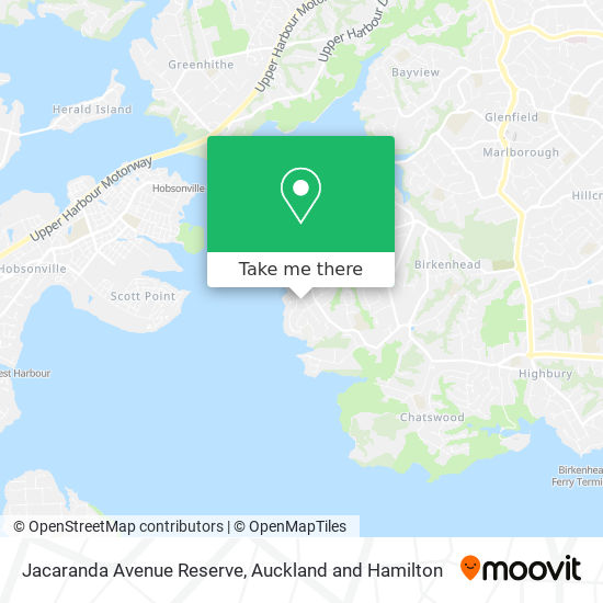 Jacaranda Avenue Reserve map
