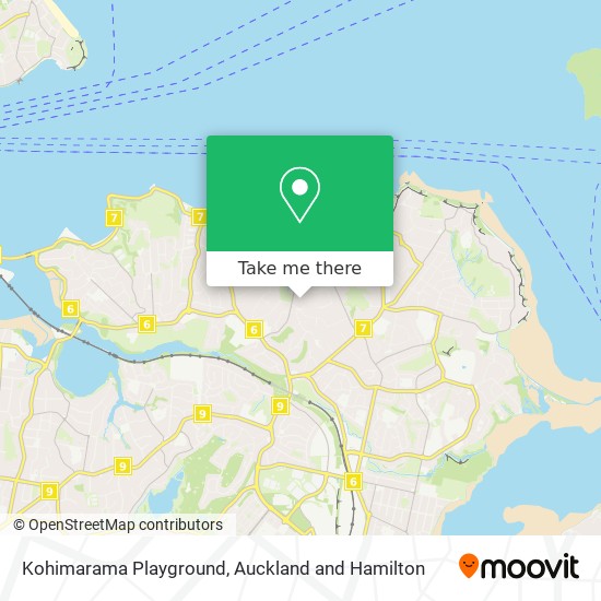 Kohimarama Playground map