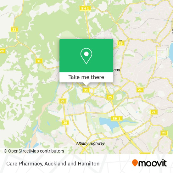 Care Pharmacy map