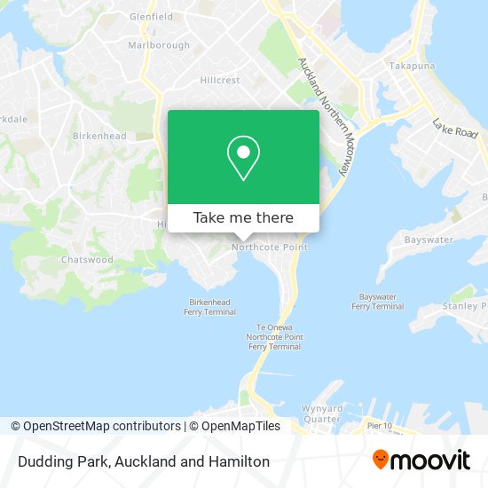 Dudding Park map